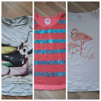 3x T-Shirt 140 Molo Print Pooltiere Coolcat Pailletten Flamingo Baden-Württemberg - Waiblingen Vorschau