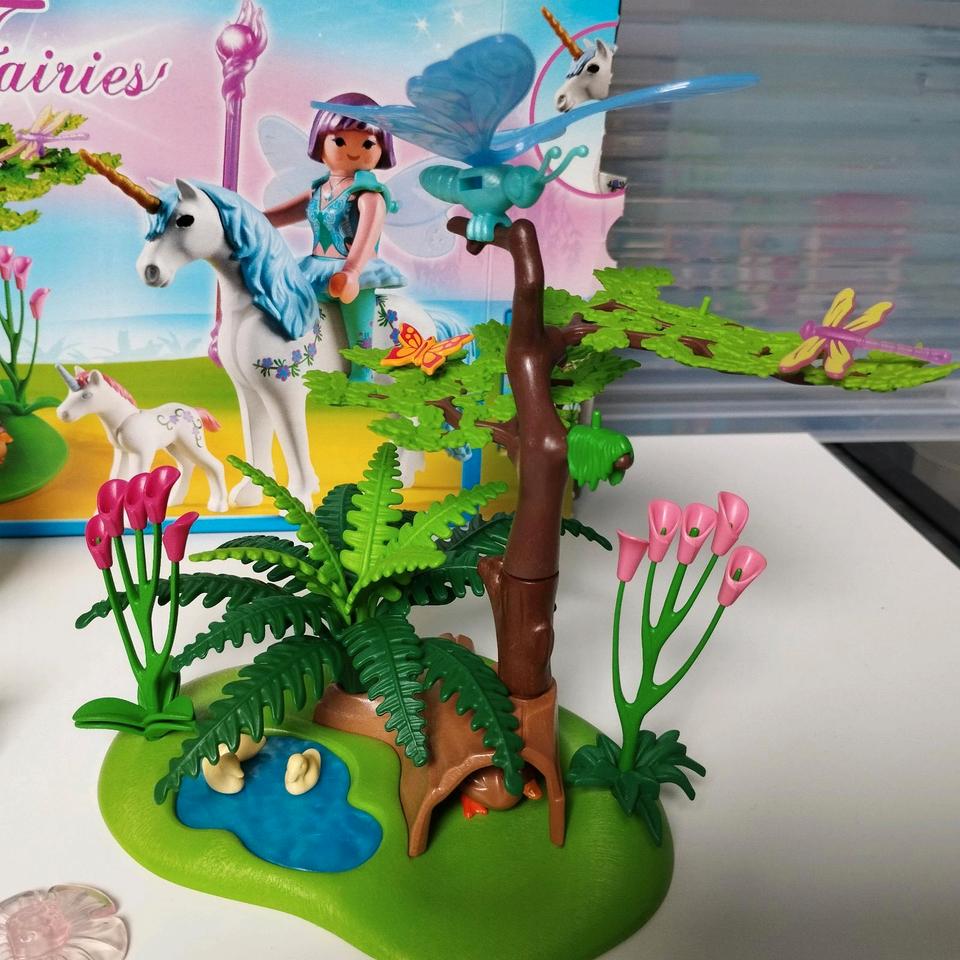 Playmobil Fee Aquarella auf der Einhornlichtung 5450 in Bayreuth