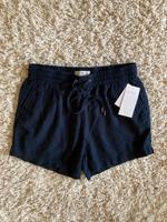 Leinen Shorts kurze Hose dunkelblau von H&M Bayern - Geiselhöring Vorschau