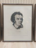 Franz Hanfstaengl Druck Bild Franz Schubert 39 x 49 cm Niedersachsen - Winsen (Luhe) Vorschau