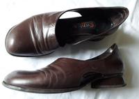 Halbschuh Leder Schuhe Damen Gr 38 braun Everybody Sachsen - Radebeul Vorschau
