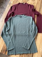 Langsarm Shirt. Gr. XL von only Salbeigrpn und weinrot Bayern - Essenbach Vorschau