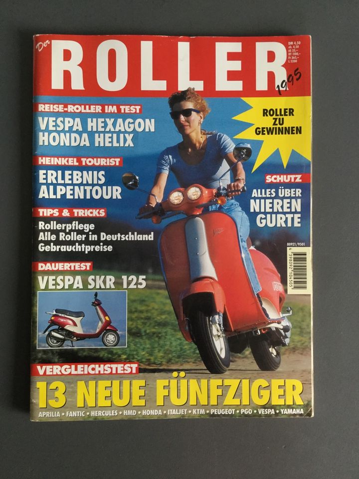 Zeitschrift, Magazin, Der Roller 1995, Vespa in Kinsau