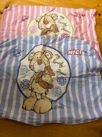 Kinderbettwäsche Zwillinge pink und blau von nici 100x135 Bären Kiel - Wellsee-Kronsburg-Rönne Vorschau