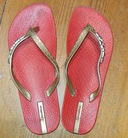 Flip Flops rot Gold Glitzer Ipanema Bayern - Lenggries Vorschau