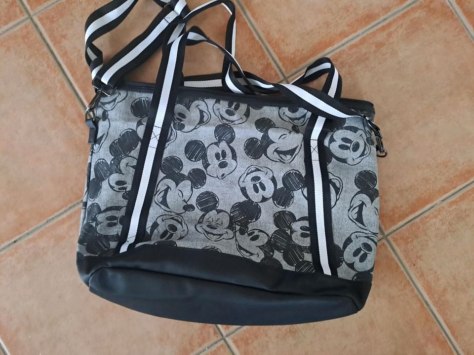 Mickey Maus Tasche // grau - schwarz in Grevenbroich