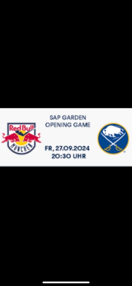 4 Tickets für Red Bull München gegen Buffalo Sabres in Wolfratshausen