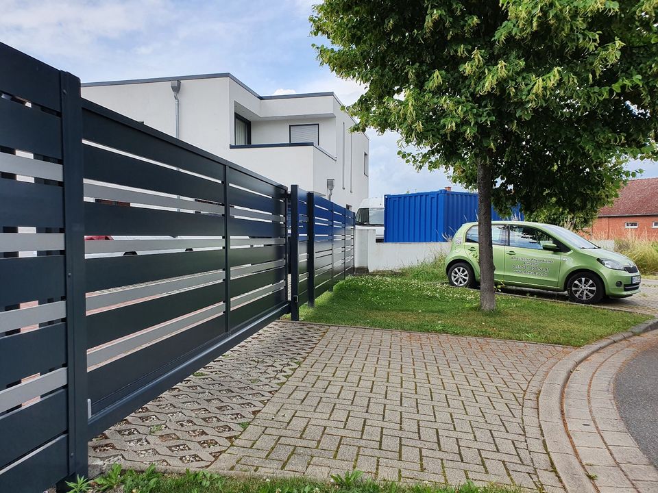 Alu Sichtschutzzaun Aluminium Zaun Alu Zaune Palisadenzaun in Peine