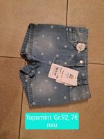 Mädchen Jeans Hose/Short Gr.92 Topomini *Neu* Bayern - Jengen Vorschau