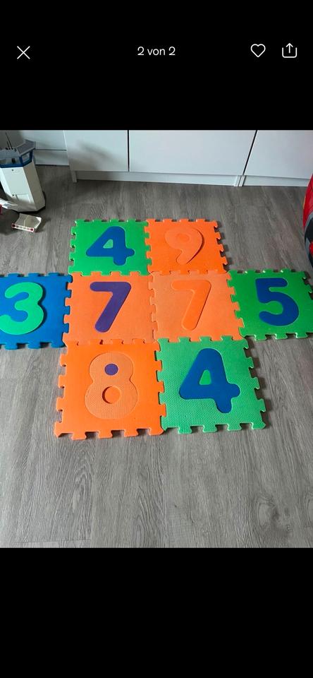Kinder Teppich 20 Puzzle Teile Krabbelteppich Baby Spielmatte in Lebach