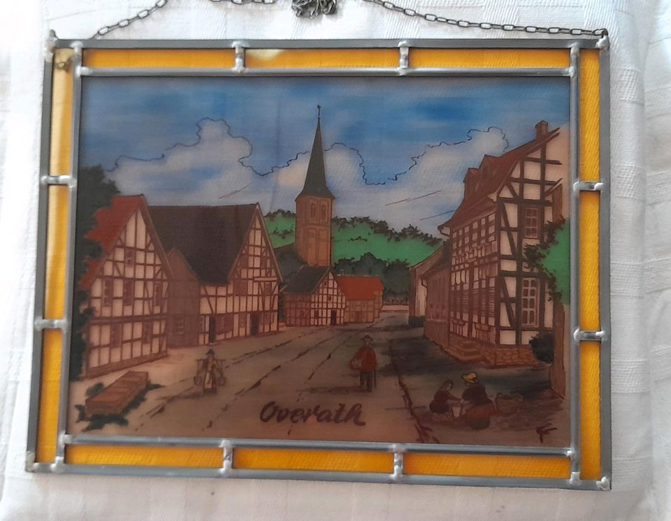 Bleiglasbild Overath plus Bildband in Köln