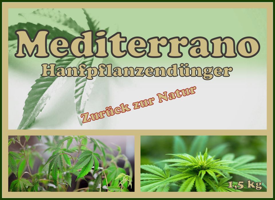 Mediterrano Cannabis Dünger - Die Nr.1 für Hanfpflanzen 1,5 kg in Hilden