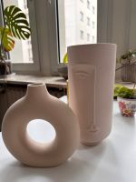 H&M Home hohe Vase Keramik Gesicht beige Hannover - Mitte Vorschau