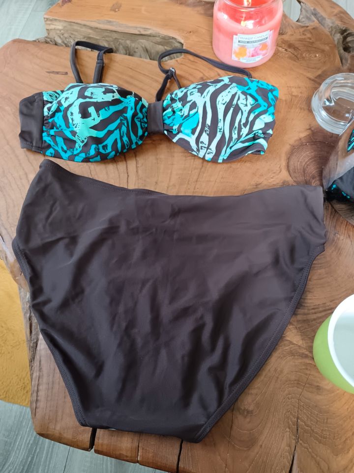 braun türkis Bikini in 40/42 in Mülheim (Ruhr)