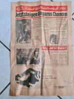 Original Zeitung Fußball-WM 1966 Brandenburg - Falkensee Vorschau