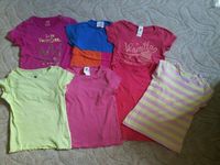 7 T-shirts gelb, pink, gestreift, rot-orange-blau Gr. 110 Sachsen - Lößnitz Vorschau