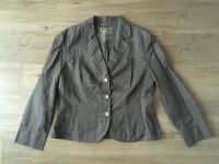 Gerry Weber Blazer in Khaki-Grau, ungefüttert, Leinenmix, Gr. 42 Nordrhein-Westfalen - Witten Vorschau