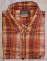 Jack Wolfskin Hemd Gr. M orange/braun kariert - absolut neuwertig Nordrhein-Westfalen - Troisdorf Vorschau