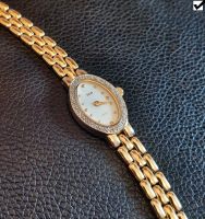 Damen Armband Uhr mit Echtem Diamanten. Vergoldet. Hamburg-Mitte - Hamburg Horn Vorschau