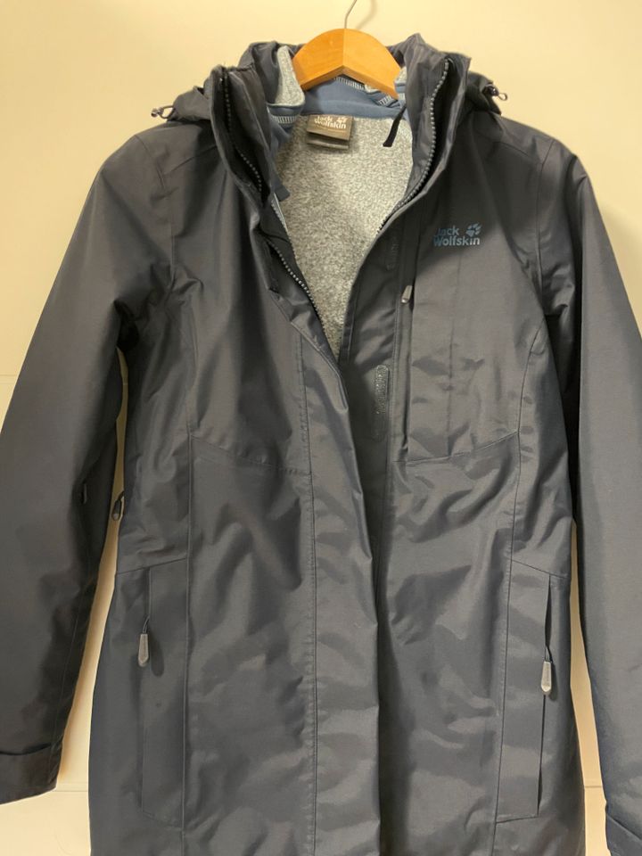 Jack Wolfskin 3-in-1 Jacke Größe XS, blau in Rodenbach b. Altenkirchen, Westerwald