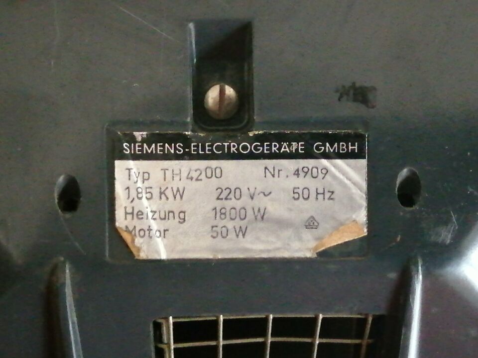 Händetrockner Siemens TH 4200 in Herrstein
