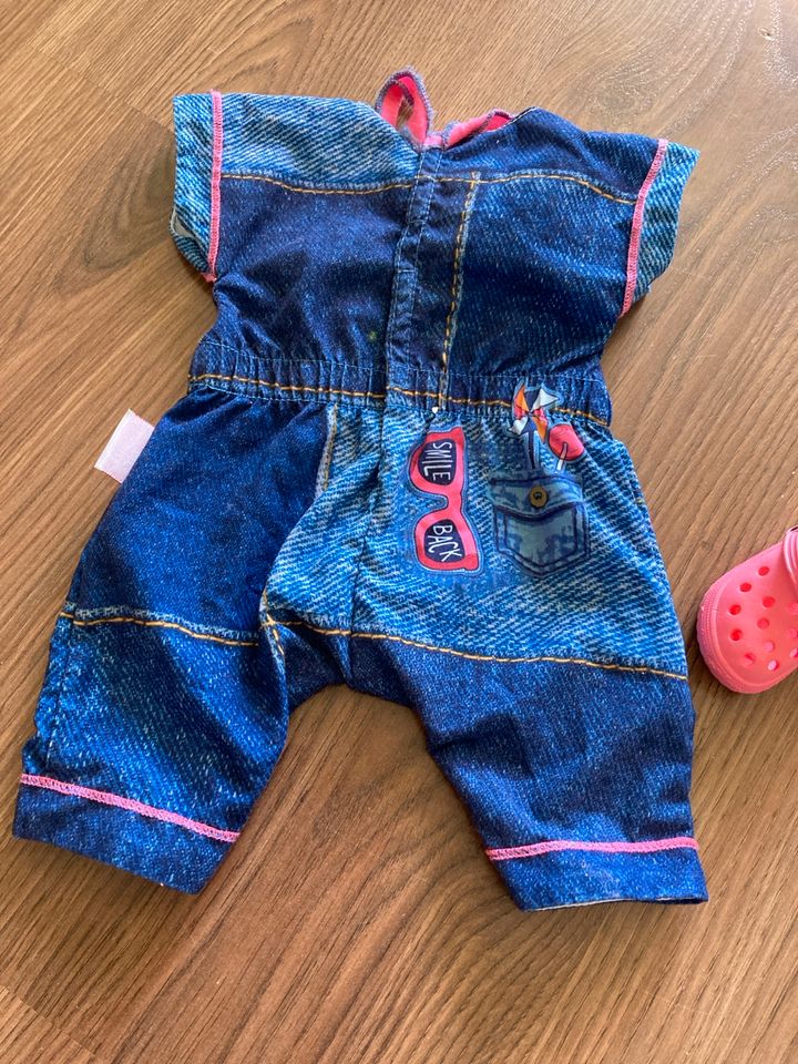 Baby born jumpsuit Jeans Anzug schuhe in Oberkirch