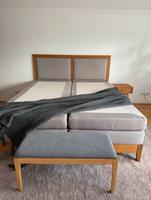 Boxspringbett 200 × 200 cm / Massivholzrahmen Niedersachsen - Laatzen Vorschau