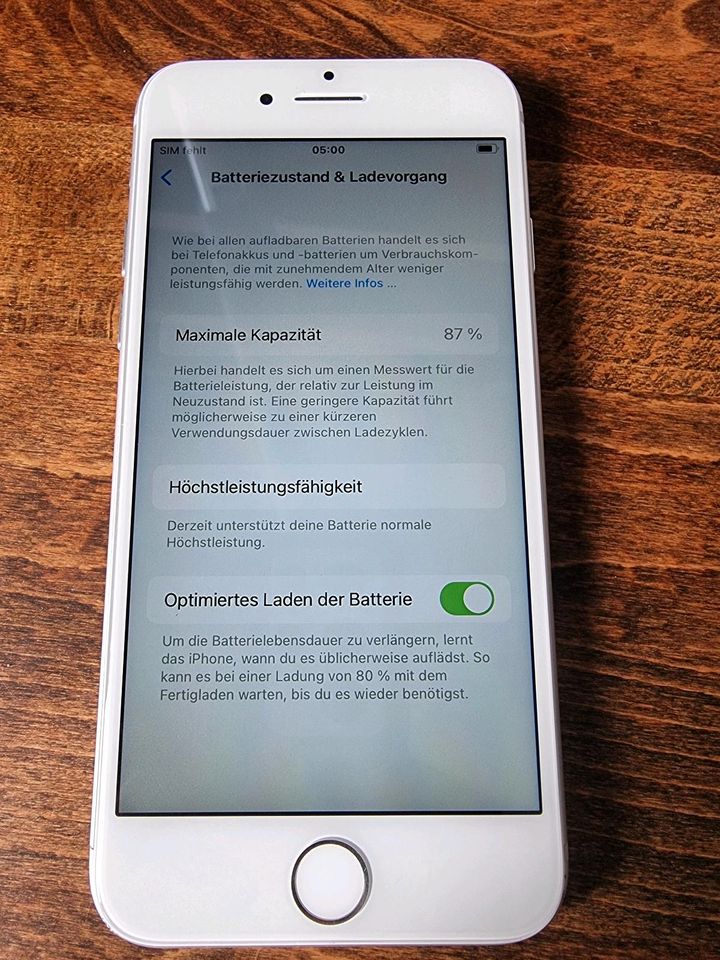 IPhone 8 64GB Silber 87% Akkukapazität in Hannover