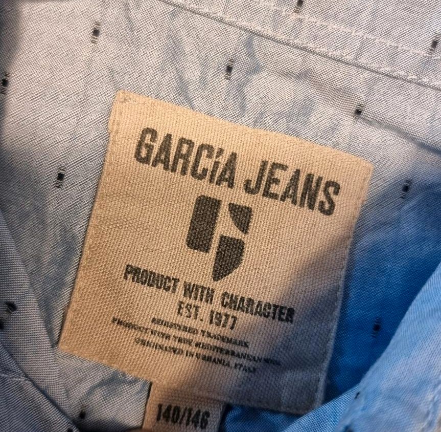 Garcia Jeans Hemd in Größe 140/146, 1x getragen in Langfurth