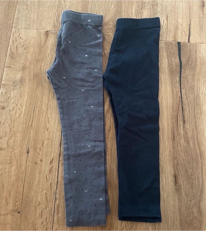 Leggings Set grau blau ❤️ 104 in Krumbach Schwaben