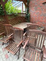 Tisch und 4x Stühle aus Massivholz Niedersachsen - Stade Vorschau
