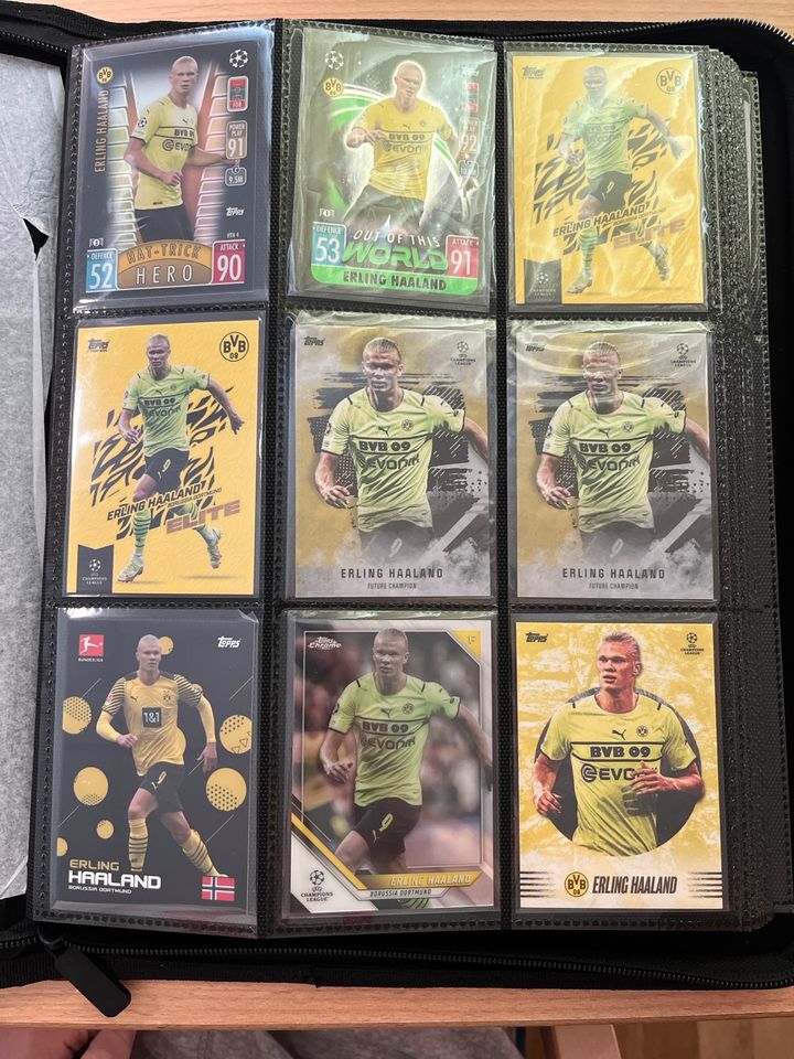 Topps Haaland Sammlung in Arrach