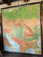DDR-Wand-/Schulkarte Südosteuropa Sachsen - Markkleeberg Vorschau