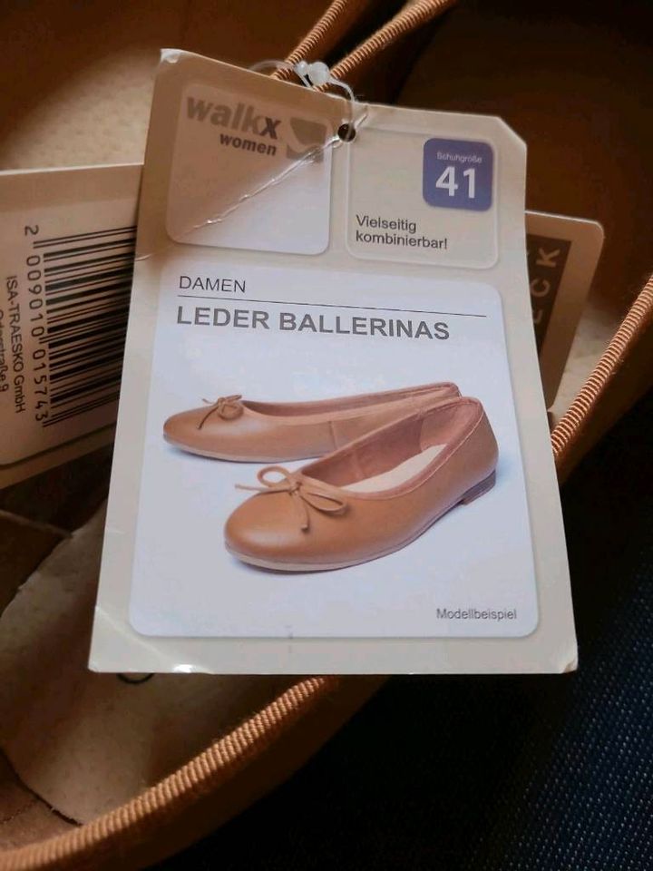 Damenschuhe, Ballerinas, echt Leder in Bernburg (Saale)