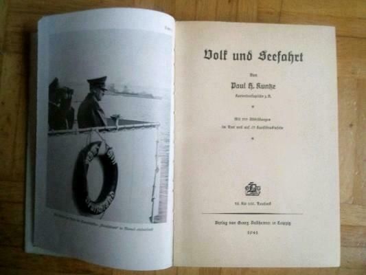 Buch Volk und Seefahrt 1941 in Heidenheim an der Brenz