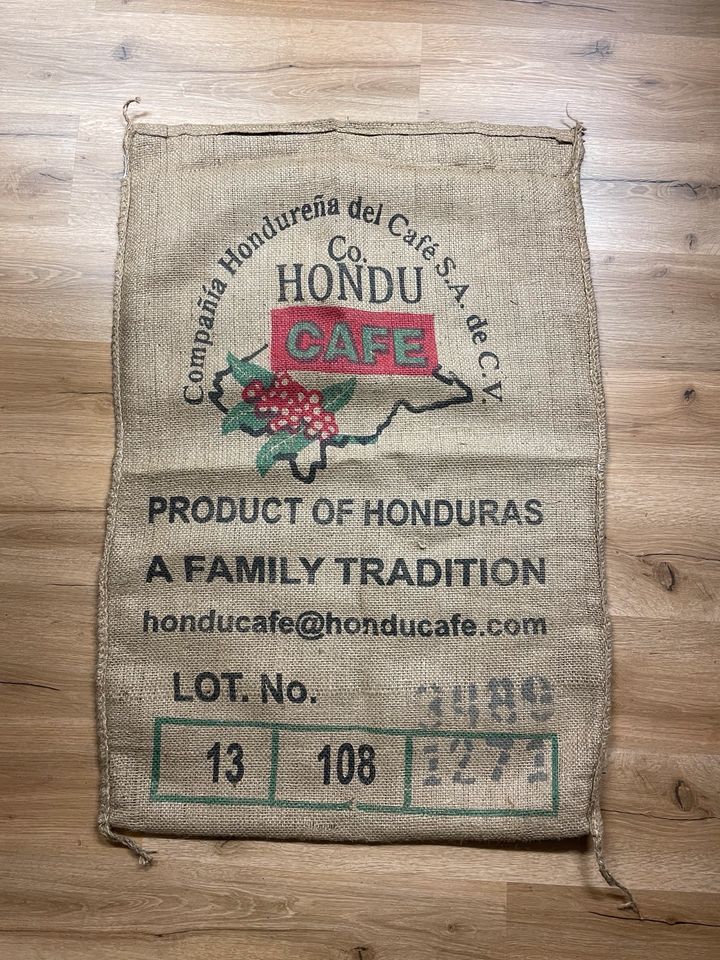 Kaffeesäcke Café Honduras Südamerika Deko Garten in Biessenhofen