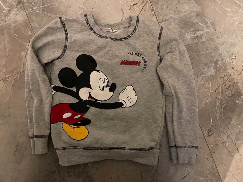 Disney Micky Maus Pullover 110/116 in Flörsbachtal