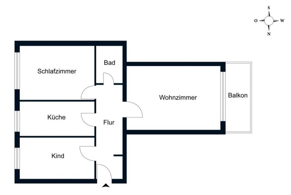 Frisch renovierte 3 Zimmer Wohnung in Misburg in Hannover