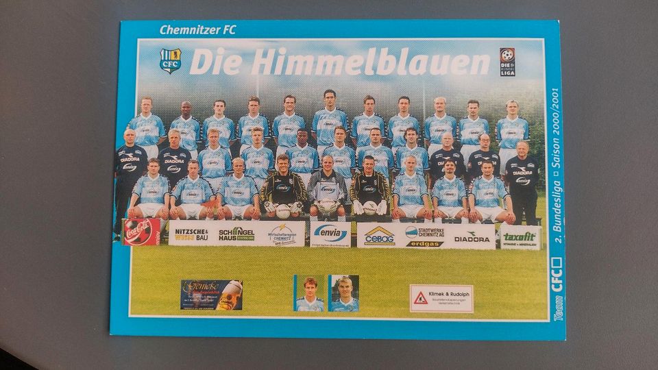 Chemnitzer FC Mannschaftskarten in Langerwehe