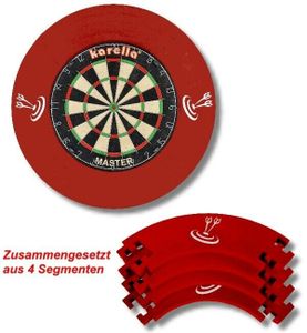 Bull's Dart Lightning LED PU Surround (Rot), Dartscheibe Wandschutz Dart  Ring