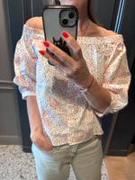Carmenbluse, Bluse schulterfrei, Polka Dots, Gr.S, H&M Brandenburg - Cottbus Vorschau