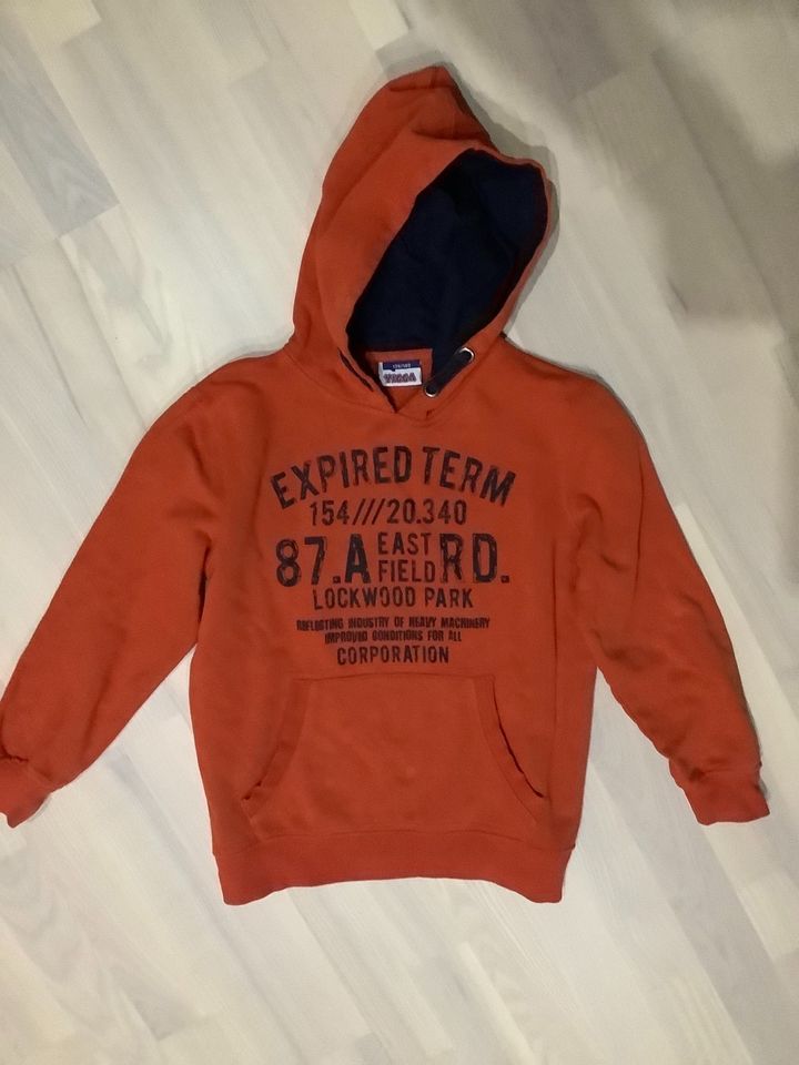 Kapuzenpullover orange 134/140 von Ernstings Family, Hoodie in Lütjenburg