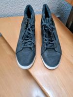 Esprit Leder High Sneaker grau schwarz Neuwertig Gr.40 Nordrhein-Westfalen - Gescher Vorschau