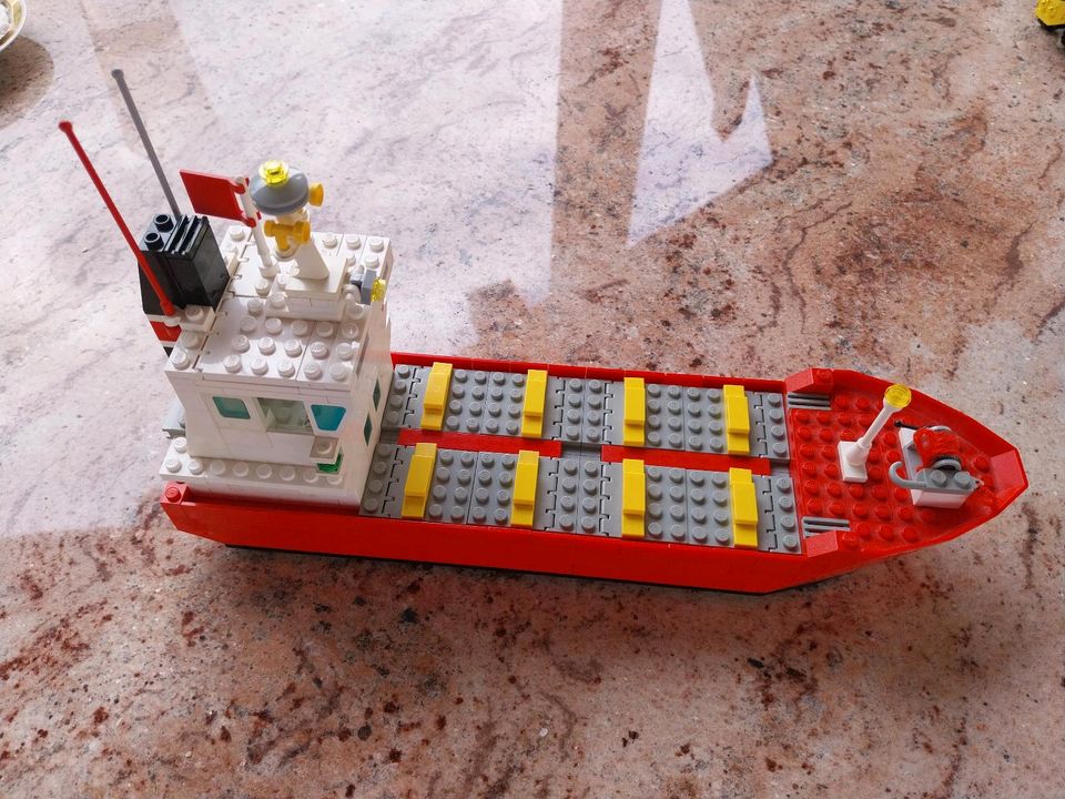 Lego Containerschiff aus 6542 Atlantic Schiff Frachtschiff in Kalbe (Milde)
