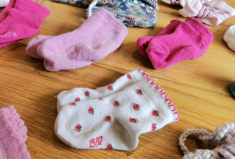 16 paar Mädchen Socken, überzieher, wagenschuhe, gestrickte socke in Rülzheim
