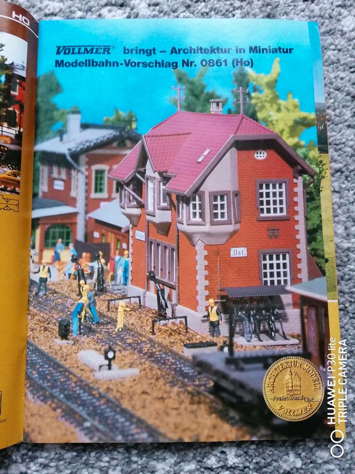 VOLLMER Modellbahn-Zubehör Katalog H0+N+Z 1986/87 in Aindling