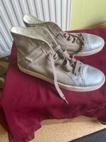 Hogan Rebell 40,5 megaschöne Sneaker Wildleder Silber beige Düsseldorf - Angermund Vorschau