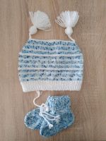 Neu Baby Strickset Wollmütze Wollsocken Geschenk Set Hessen - Rüsselsheim Vorschau