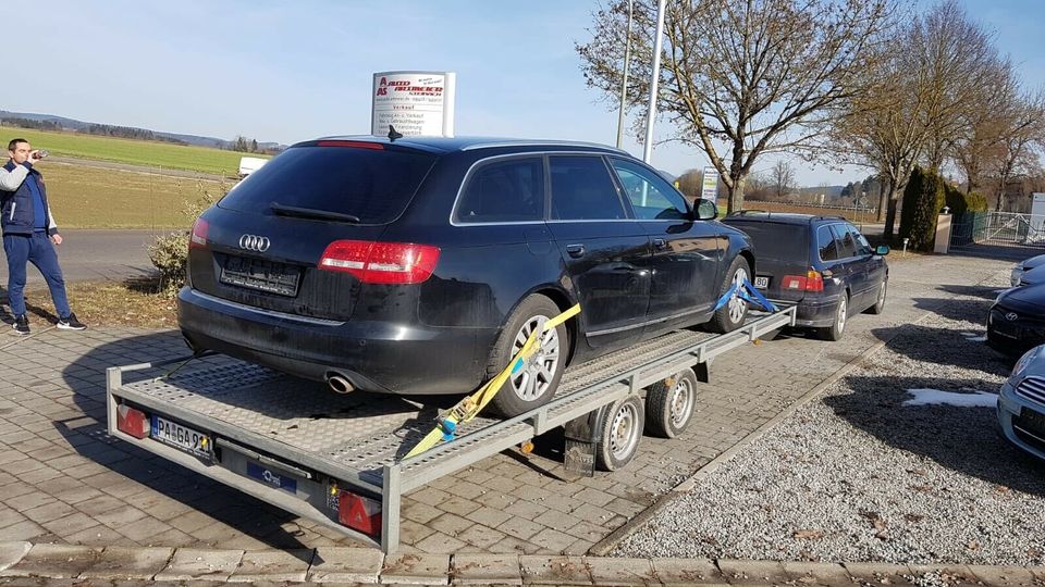 Autotransporter 2700 kg mieten / Autoanhänger mieten Verleih in Ruderting