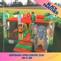 Hüpfburg Spielcenter Zoo zu vermieten 4m x 4m Bayern - Goldbach Vorschau